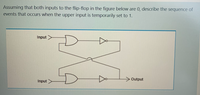 Answered: Assuming That Both Inputs To The… | Bartleby