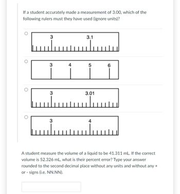 Answered: If a student accurately made a… | bartleby