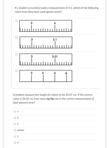 Answered: If a student accurately made a… | bartleby