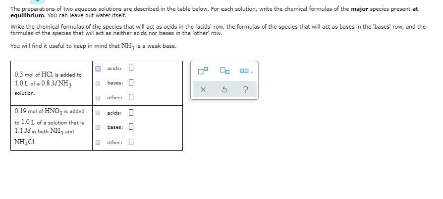 Answered The Preparations Of Two Aqueous Solutions Are Described In