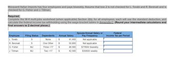 Answered: Moravanti Italian Imports Has Four… | Bartleby