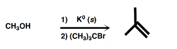 CH3OH
1) KO (s)
2) (CH3)3CBr
ㅅ