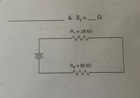 6. R=_2
%3D
R =.06 kN
%3D
R2=60 kn
%3D
