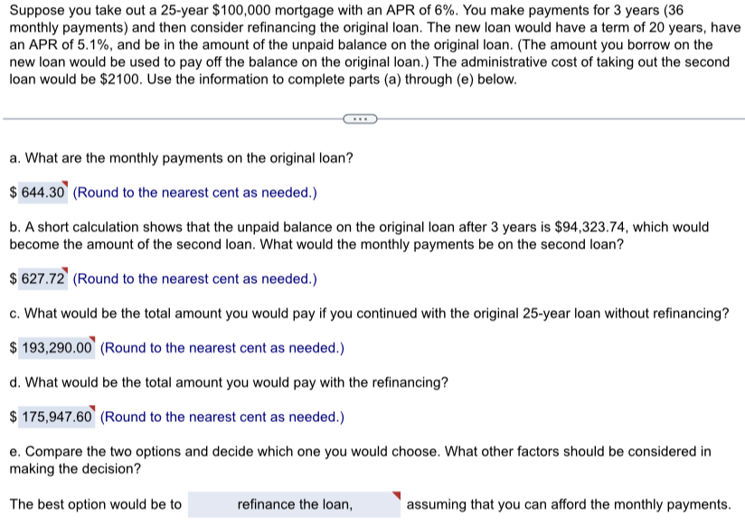 How much will a $100,000 mortgage cost?