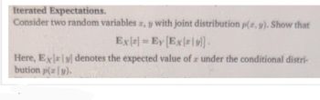 Answered: Iterated Expectations. Consider Two… | Bartleby