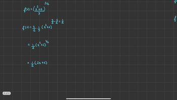 6 of 6
8(x) = (x+2
3
3/2
:3
6'(x)=름호 (+2)
23
V2
= 1/2 (x²+2)
= 글 (2x+2)
루를둥
8