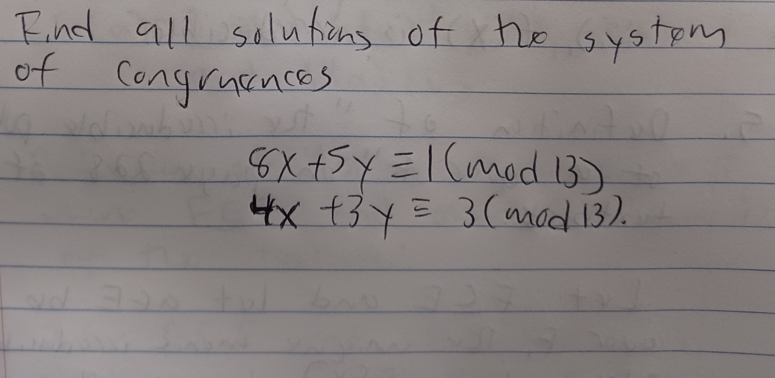 Answered: Find All Solutions Of The System Of… | Bartleby