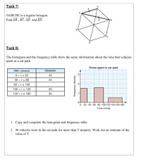 Answered: Task 7: OABCDE Is A Regular Hexagon.… | Bartleby