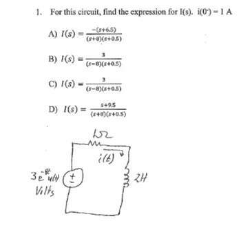 Answered: 1. For This Circuit, Find The… | Bartleby