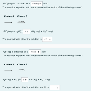 Answered HNO3 aq is classified as a strong bartleby