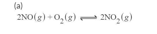 (a)
2NO(g) +0,(g) 2NO, (g
