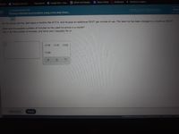 S SEPUP Cell Simulati.
C Clever | Portal
Dashboard
6 Solutions to Algebr.
Play Kahoot!
E Google Docs - crea..
lasroom
Newsela | Join A Cl.
O LINEAR INEQUALITIES
Denn
Solving a decimal word problem using a two-step linear..
For his phone service, Sam pays a monthly fee of $14, and he pays an additional $0.07 per minute of use. The least he has been charged in a month is $88.97.
What are the possible numbers of minutes he has used his phone in a month?
Use m for the number of minutes, and solve your inequality for m.
O<O
OSO
Explanation
Check
O2021 McGraw-Hill Education. All Rights Roserved Terms of Use Priv
