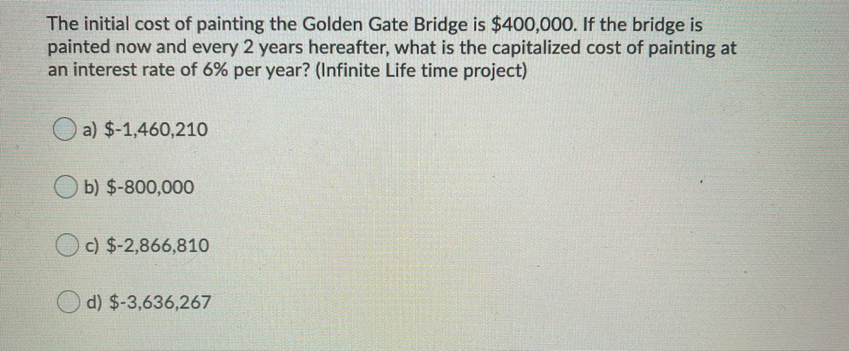 Answered: First State Bridge-Painting Costs…