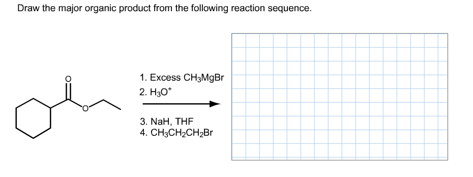 Answered: Draw the major organic product from the… | bartleby