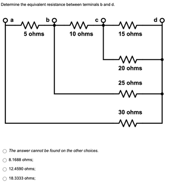 Answered: Determine The Equivalent Resistance… | Bartleby