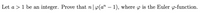 Let a > 1 be an
integer. Prove that n|p(a" – 1), where o is the Euler ç-function.
