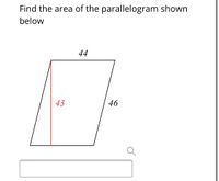 Answered: Find The Area Of The Parallelogram… 