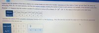 Suppose that the genders of the three children of a certain family are soon to be revealed. Outcomes are thus triples of "girls" (g) and "boys" (b), which we write gbg, bbb, etc. For each outcome, let R be the random variable counting the number of boys in each outcome. For example, if the outcome is gbg, then R(gbg) = 1. Suppose that the random variable X is defined in terms of R as follows: \( X = 2R^2 - 2R - 4 \). The values of X are given in the table below.

| Outcome | gbb | bgg | bbg | ggb | bgb | gbg | ggg |
|---------|-----|-----|-----|-----|-----|-----|-----|
| Value of \( X \) | 0 | -4 | 0 | -4 | 8 | 0 | -4 | -4 |

Calculate the values of the probability distribution function of X, i.e., the function \( p_X \). First, fill in the first row with the values of X. Then fill in the appropriate probabilities in the second row.

Below the text, there's a diagram divided into blocks where the value \( x \) of \( X \) is displayed as a question mark placeholder, and a row below awaiting the insertion of the probabilities \( p_X(x) \). The specific probability boxes are unfilled, allowing for completion.