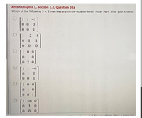 Answered Which of the following 3 x 3 matrices bartleby