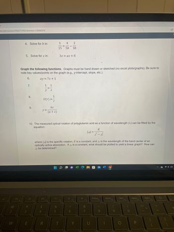 Answered: 4. Solve For B In: 1 4 2 15 5b 3b | Bartleby