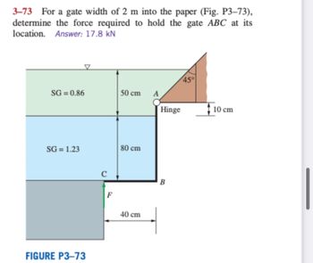 Answered: 3-73 For A Gate Width Of 2 M Into The… | Bartleby