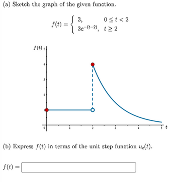 Answered: (a) Sketch The Graph Of The Given… | Bartleby