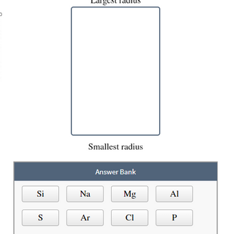 Answered: Arrange the elements according to… | bartleby