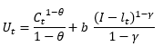 1-e
U: =
(I – 1,)1-y
+ b
1-0
1-Y
