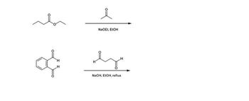 e
NaOEt, EtOH
of en
NaOH, EtOH, reflux