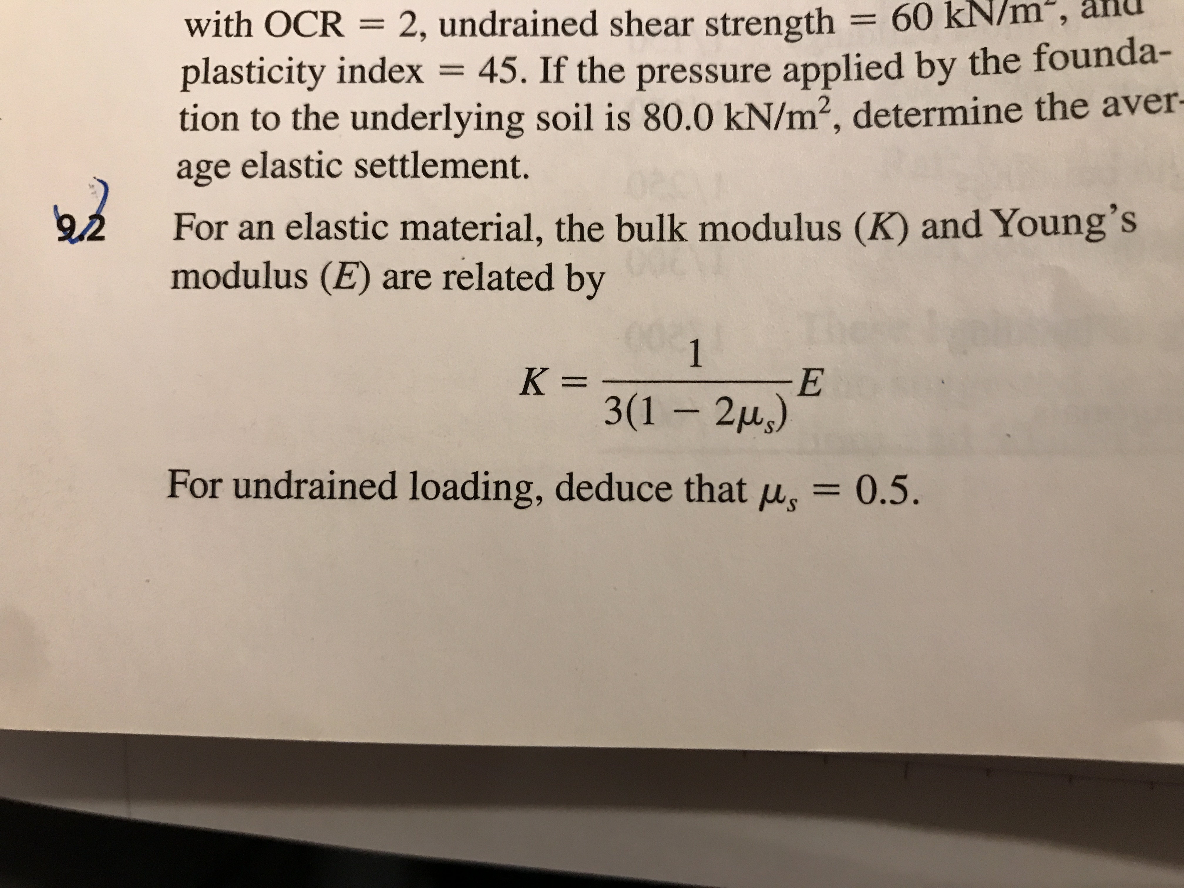 Answered: The bulk modulus for a material with…