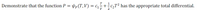 Demonstrate that the function P
= Pp (T,V) = c1-+;c,T² has the appropriate total differential.
