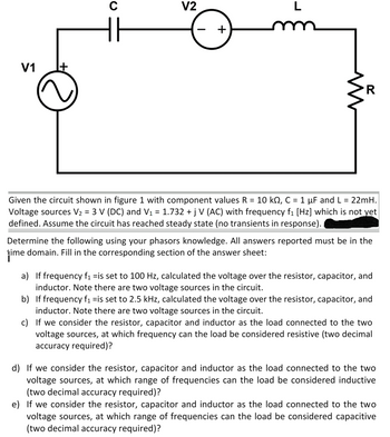 Answered: V1 M Given The Circuit Shown In Figure… | Bartleby