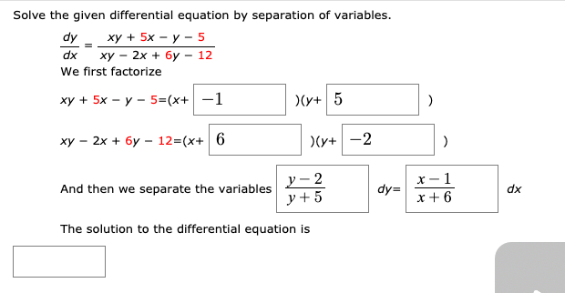 Answered: Solve the given differential equation… | bartleby