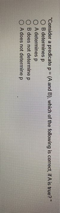 Answered: "Consider A Pre O B Determine O A… | Bartleby