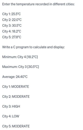 Answered: Enter The Temperature Recorded In… | Bartleby