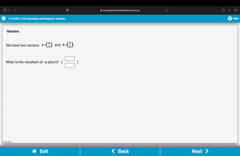 Answered: We Have Two Vectors: A =($) And B=(… | Bartleby