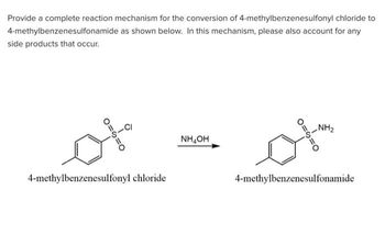 Answered: Provide a complete reaction mechanism… | bartleby