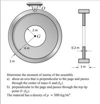 Answered: Determine The Moment Of Inertia Of The… | Bartleby