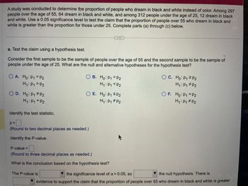 Answered: A Study Was Conducted To Determine The… | Bartleby