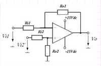 Rol
+15Vdc
Ril
Ri2
Vil
Vo
Vi2'
Ro2
-15Vdc
