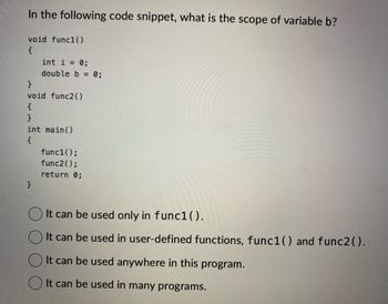 Answered: In The Following Code Snippet, What Is… | Bartleby