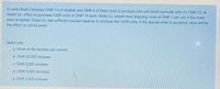 It costs Ghala Company OMR 13 of variable and OMR 6 of fixed costs to produce one unit which normally sells for OMR 35. AlI
Hadid Co. offers to purchase 3,000 units at OMR 15 each. Ghala Co. would incur shipping costs of OMR 1 per unit if the order
were accepted. Ghala Co. has sufficient unused capacity to produce the 3,000 units. If the special order is accepted, what will be
the effect on net income?
Select one:
O a. None of the answers are correct
Ob. OMR 45,000 increase
O c. OMR 6,000 increase
O d. OMR 9,000 decrease
e. OMR 3,000 increase
