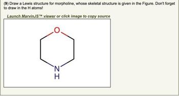 Answered 9 Draw a Lewis structure for bartleby