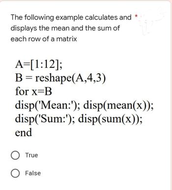 Answered: The following example calculates and * bartleby