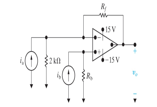 Rf
15 V
●+|
-15 V
$2 kN
Vo
