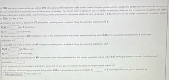 Answered: 2016 The Better Business Bureau Settled… 