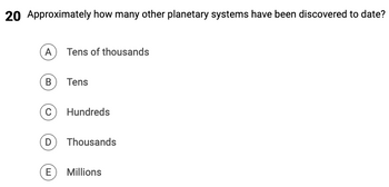 Answered: Approximately How Many Other Planetary… | Bartleby