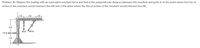 Problem 3b: Replace the loading with an equivalent resultant force and find a) the perpendicular distance between the resultant and point A, b) the point where the line of
action of the resultant would intersect line AB and c) the point where the line of action of the resultant would intersect line BC.
y
3 ft
5 ft
3 ft
B.
6 ft
60 lb
250 lb
175 lb+
5 ft
A
