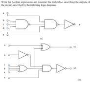 Answered: the circuits described by the following… | bartleby