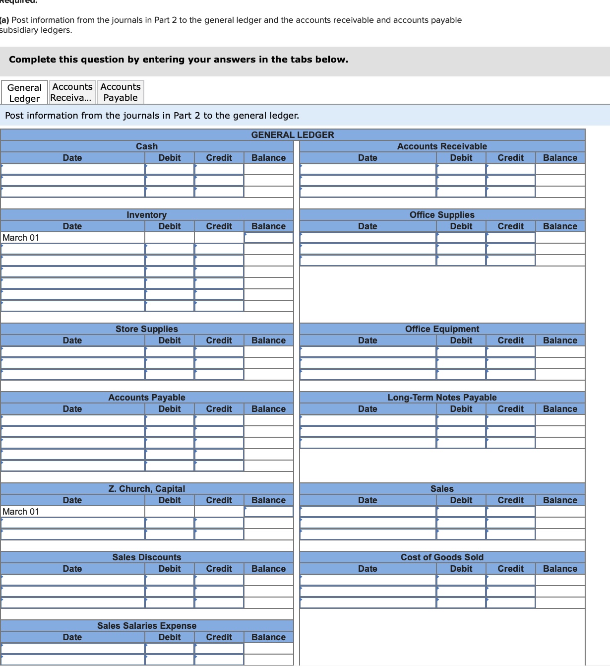 Answered: Required information Problem 7-1A… | bartleby